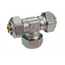 Raccordo a T per tubi in plastica o multistrato 20X2 Giacomini R564MX057