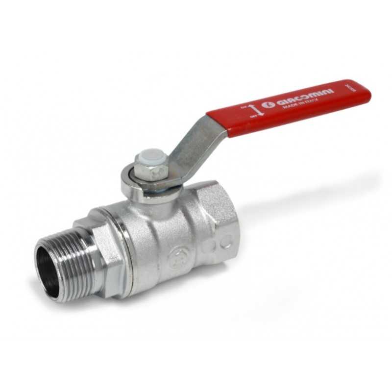 Valvola a sfera Maschio Femmina maniglia leva 1 Giacomini R254LX005