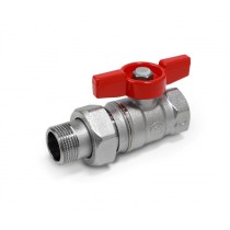 Valvola a sfera Femmina Maschio 3/4" con maniglia Giacomini RX259X005