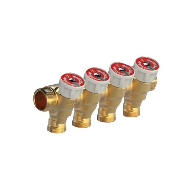 Collettore componibile 1 con due  stacchi da 16 Giacomini R585CY042