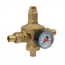 Riduttore di pressione con manometro Attacchi 12 Pollice Giacomini R153MY103