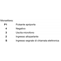 Citofono Tradizionale Comelit Mini 2 Pulsanti Comelit2702W