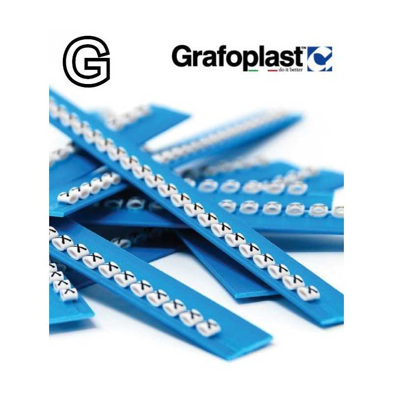 Anellino Lettera G confezione 240 pz  Grafoplast BL117GGGBW