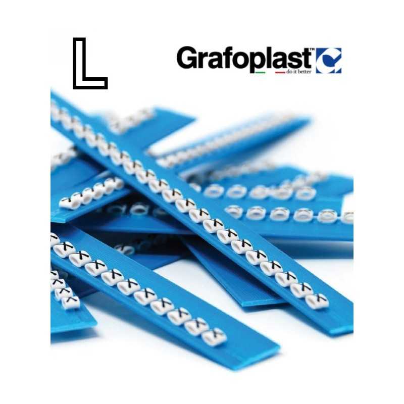 Anellino Lettera L confezione 240 pz  Grafoplast  BL117GLLBW