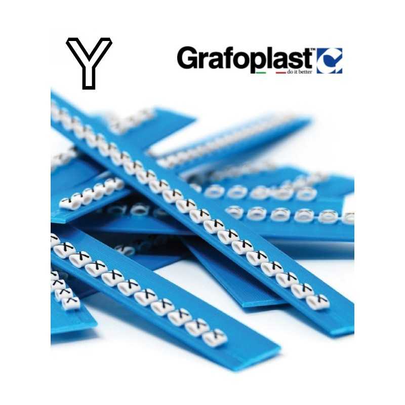 Anellino Lettera Y confezione 240 pz  Grafoplast  BL117GYYBW