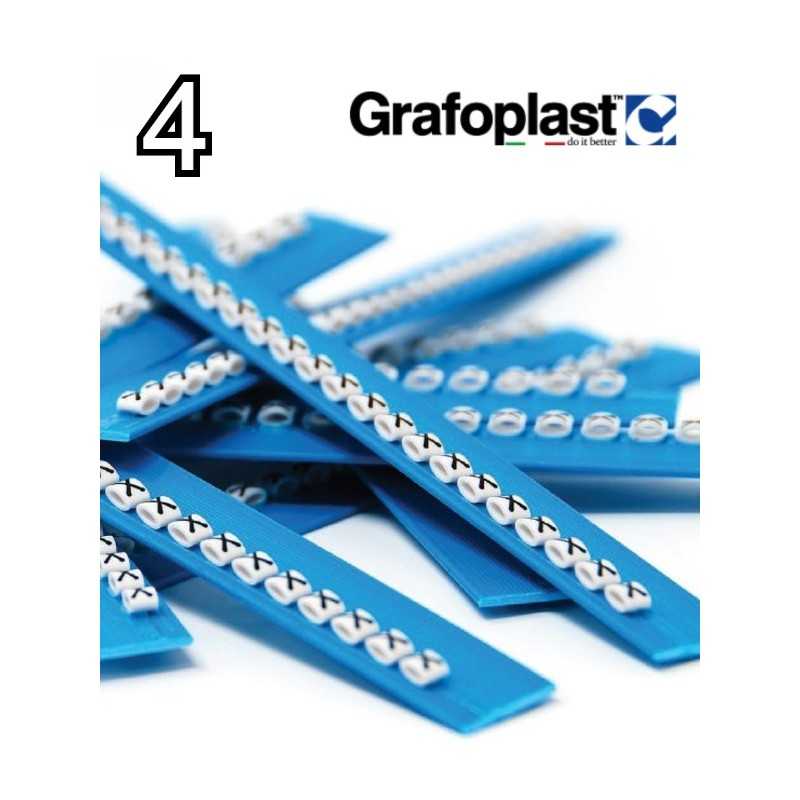 Anellino Numero 4 confezione 240 pz  Grafoplast  BL117G04BW