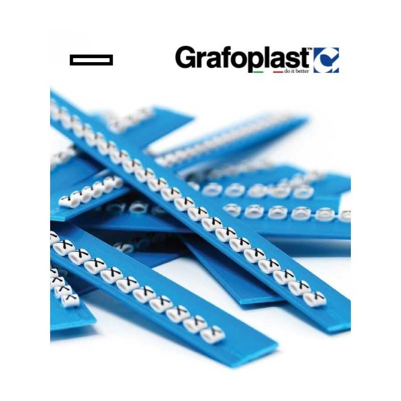 Anellino Simbolo - (meno) confezione 240 pz  Grafoplast  BL117G11BW