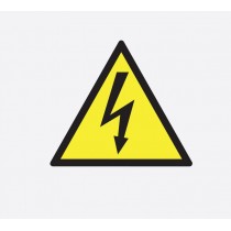 Targhetta in vinile Alta tensione  34 mm confezione 70 Pz Grafoplast