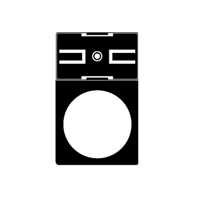 Portatarghette adesivo per pulsanti e selettori Grafoplast SIT0B05MC