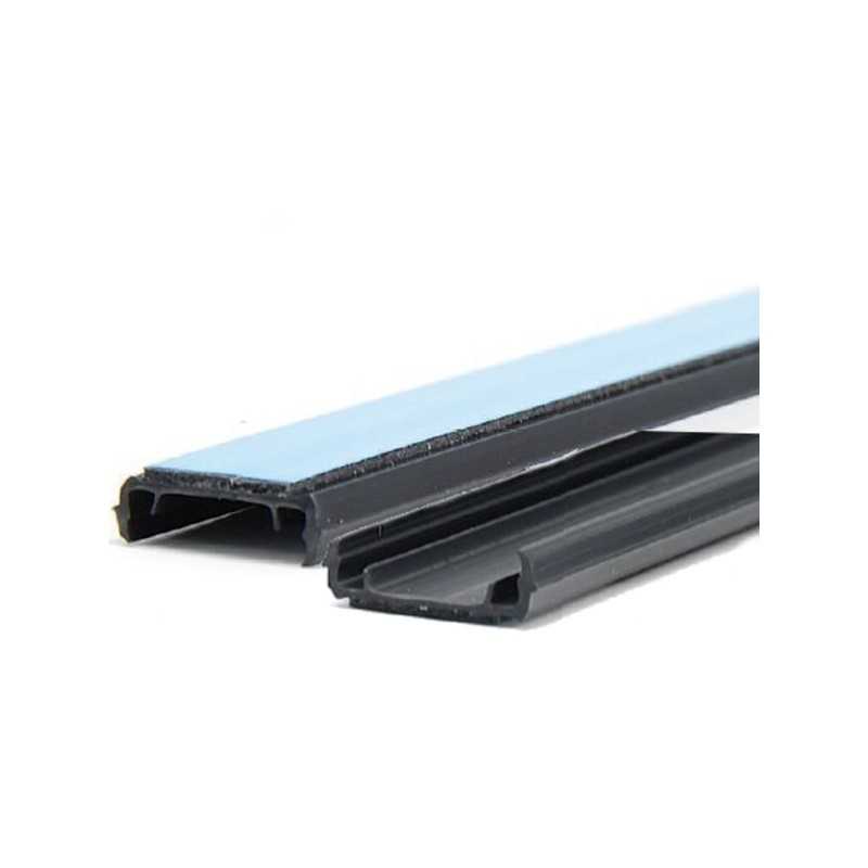 Binario adesivo per targhette in pvc Altezza 15mm x 1 Mt cf 35 Pezzi Grafoplast SIT0B15MT