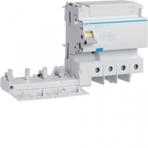 Blocco Differenziale 4 Poli 125A 300MA AC 6 Moduli Hager BFC480E