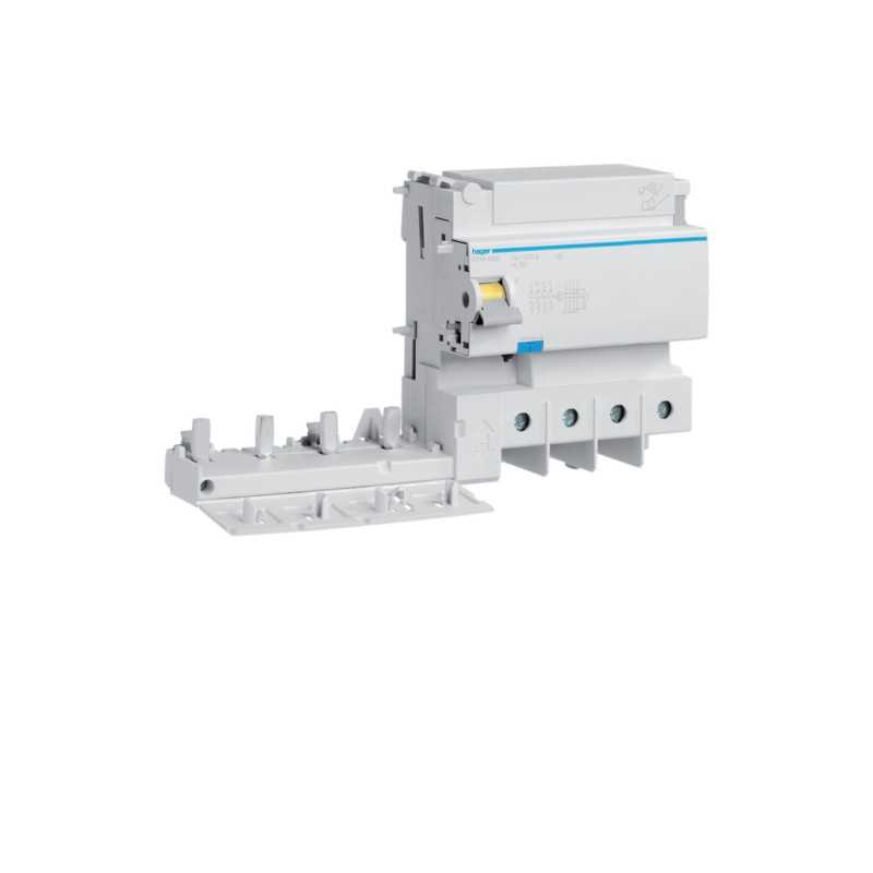 Blocco Differenziale 4 Poli 125A 300MA AC 6 Moduli Hager BFC480E