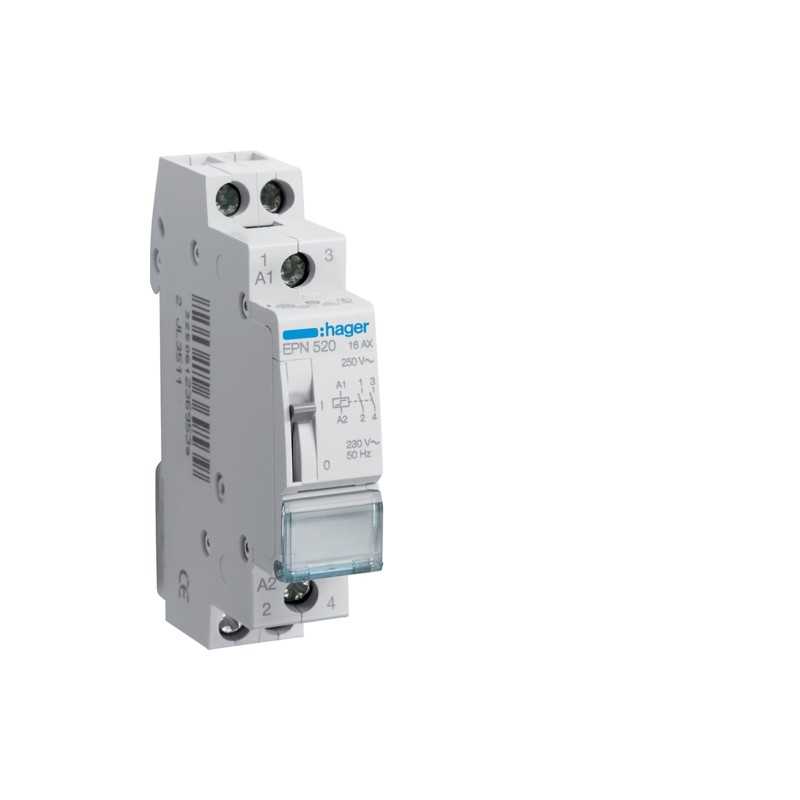 Rele' passo passo 16A 230V 2 NA Hager EPN520