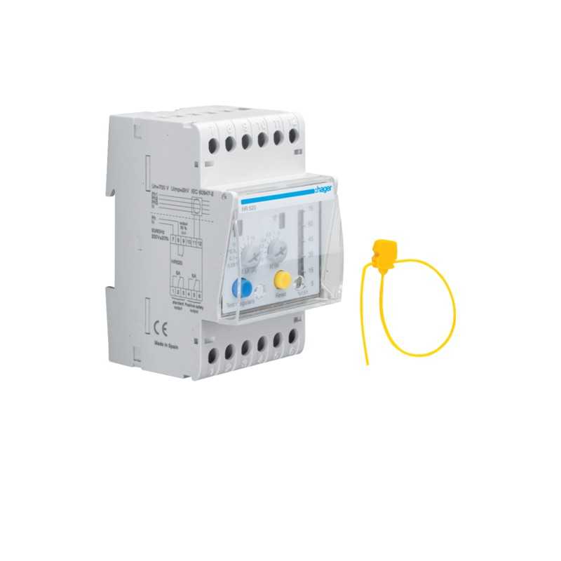 Rele' Differenziale Regolabile 0.03-10 A Temp. 0-3 Sec Hager  HR520