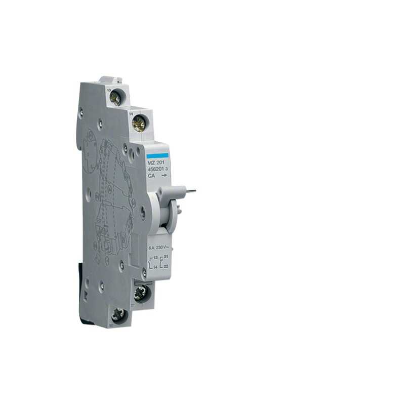 Contatto ausiliario 1NA+1NC 0,5M Hager MZ201
