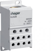 Blocco Di Distribuzione Unipolare 400A  Hager KJ02B