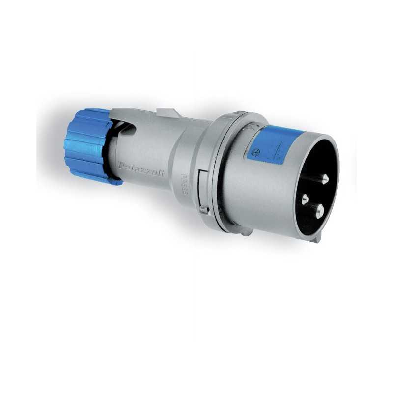 Spina CEE 2P+T cablaggio a vite IP44 16A Palazzoli 700126