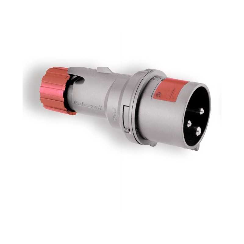Spina CEE 3P+T cablaggio a vite IP44 16A Palazzoli 700136