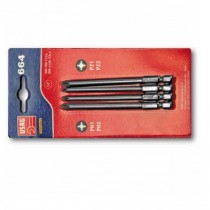 Assortimento in blister (4 pz) attacco 1/4" 100 mm 664 S4/75 USAG 06640210