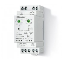 Relè crepuscolare 2 moduli 1 scambio + 1 NO 12 A 230 V Finder 11428230000