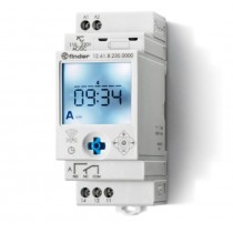 Interruttore orario digitale NFC settimanale 1 scambio 16 A Finder 126182300000
