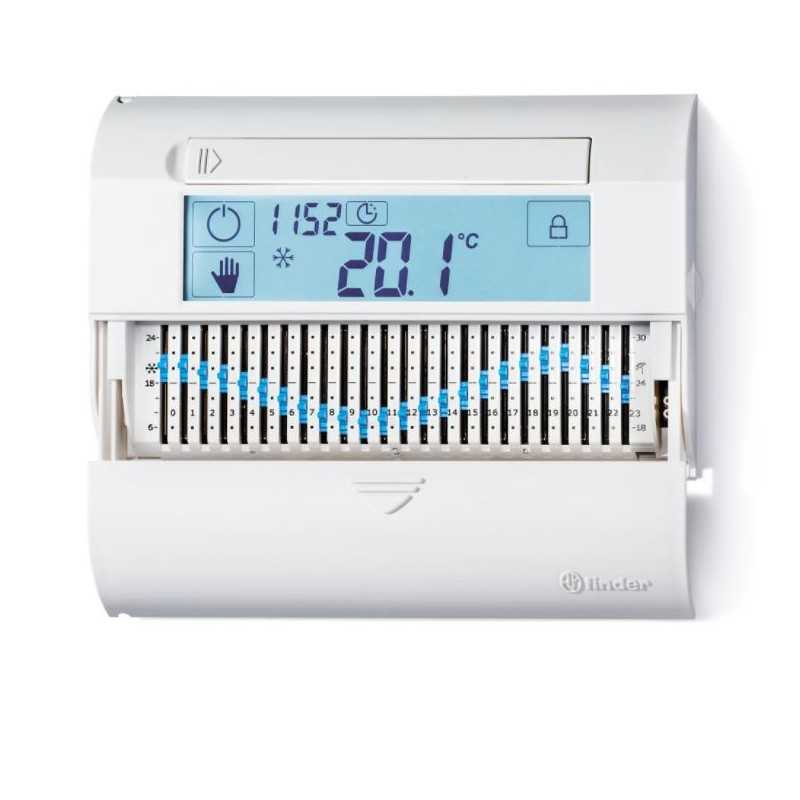 Cronotermostato digitale da parete "Touch Slide" 1C.61 Finder