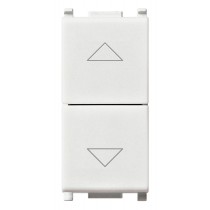 Due pulsanti interbloccabili VIMAR PLANA 1P NO+NO10A bianco 14062