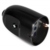 Presa Schuko  Trivalente 16A Nera