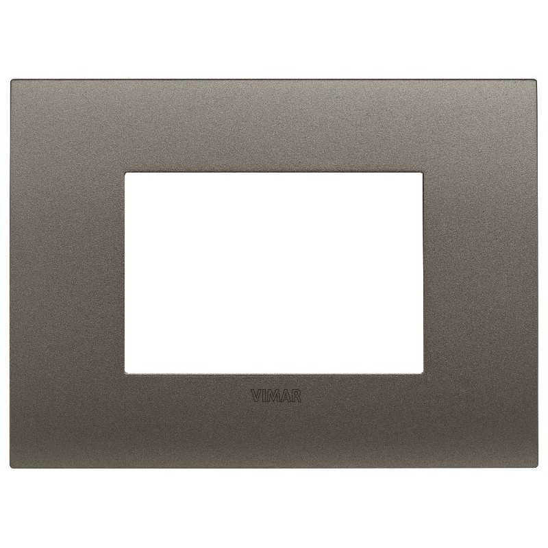 Placca Vimar Arkè fit 3 moduli Metal 19953.14