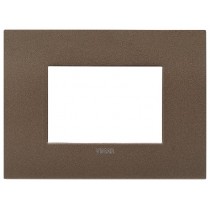 Placca Vimar Arkè fit 3 moduli Bronzo Matt 19953.24