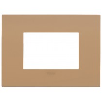 Placca Vimar Arkè fit 3 moduli Tortora 19953.33