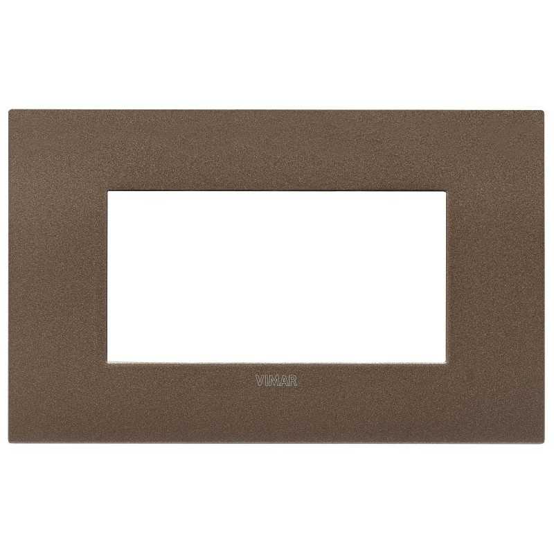 Placca Vimar Arkè fit 4 moduli Bronzo Matt 19954.24