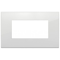 Placca Vimar Arkè fit 4 moduli Polar Matt 19954.26