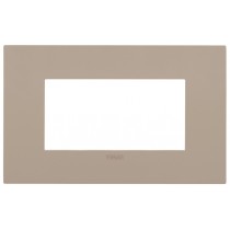 Placca Vimar Arkè fit 4 moduli Tortora 19954.32