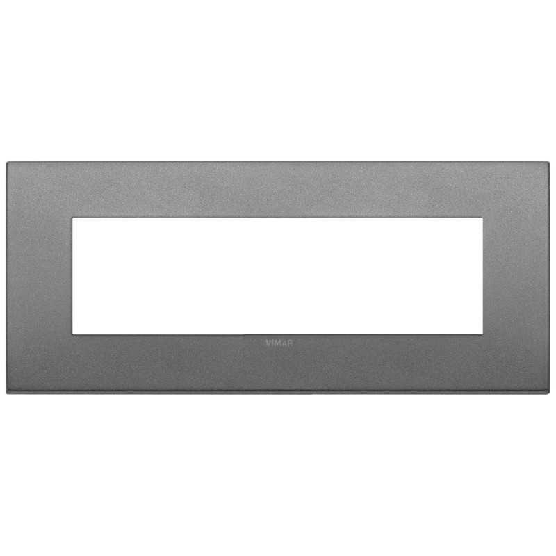 Placca Vimar Arkè fit 7 moduli Ardesia Matt 19957.02