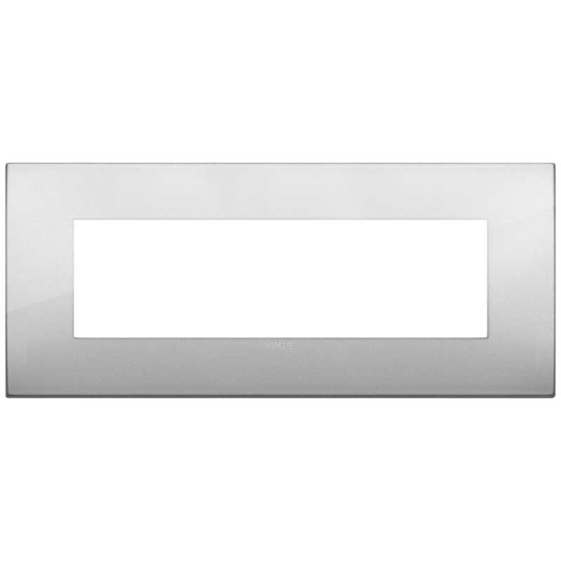 Placca Vimar Arkè fit 7 moduli Argento 19957.03