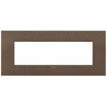 Placca Vimar Arkè fit 7 moduli Bronzo Matt 19957.24
