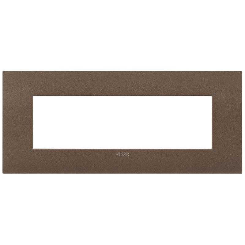Placca Vimar Arkè fit 7 moduli Bronzo Matt 19957.24