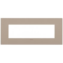 Placca Vimar Arkè fit 7 moduli Sabbia Tortora 19957.32