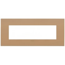 Placca Vimar Arkè fit 7 moduli Terra Di Siena 19957.33