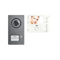 Kit 2 Fili monofamiliare Video pulsantiera Mikra2 Monitor vivavoce Miro Urmet 1722/93