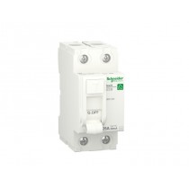Differenziale puro Resi9 2P 25A 30MA AC 2 Moduli Schneider R9R21225