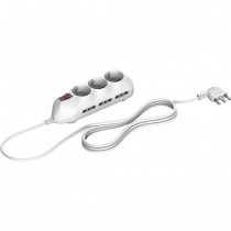 Multipresa 6 Prese Bipasso più 3 Prese Tedesche con Interruttore Bticino 3699DB