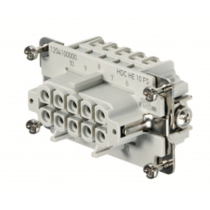 Connettore Femmina a Vite 500V 16A Poli 10 HDC Weidmuller 1204100000