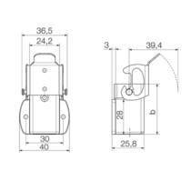 Custodia Connettore Base Chiusa IP65 Grandezza 1 Weidmuller 1652440000