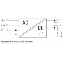 Alimentatore Switching Attacco Din 24V 480W 20A Weidmuller 1469510000