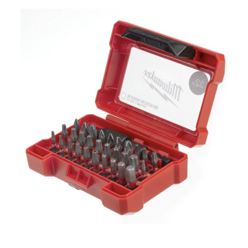 Set Bit Shockwave 32 Pz per Avvitatori ad Impulso Milwaukee 4932464240