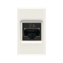 Presa di reteUTP Categoria 5E 88 ABB serie Chiara 2CSK1124CH