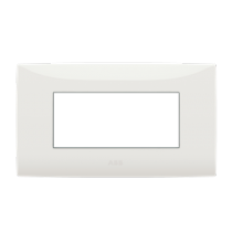 Placca 4 moduli colore Bianco  ABB serie Chiara 2CSK0401CH