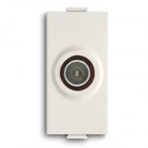 Presa Tv coassiale connettore maschio ABB serie Chiara 2CSK1117CH